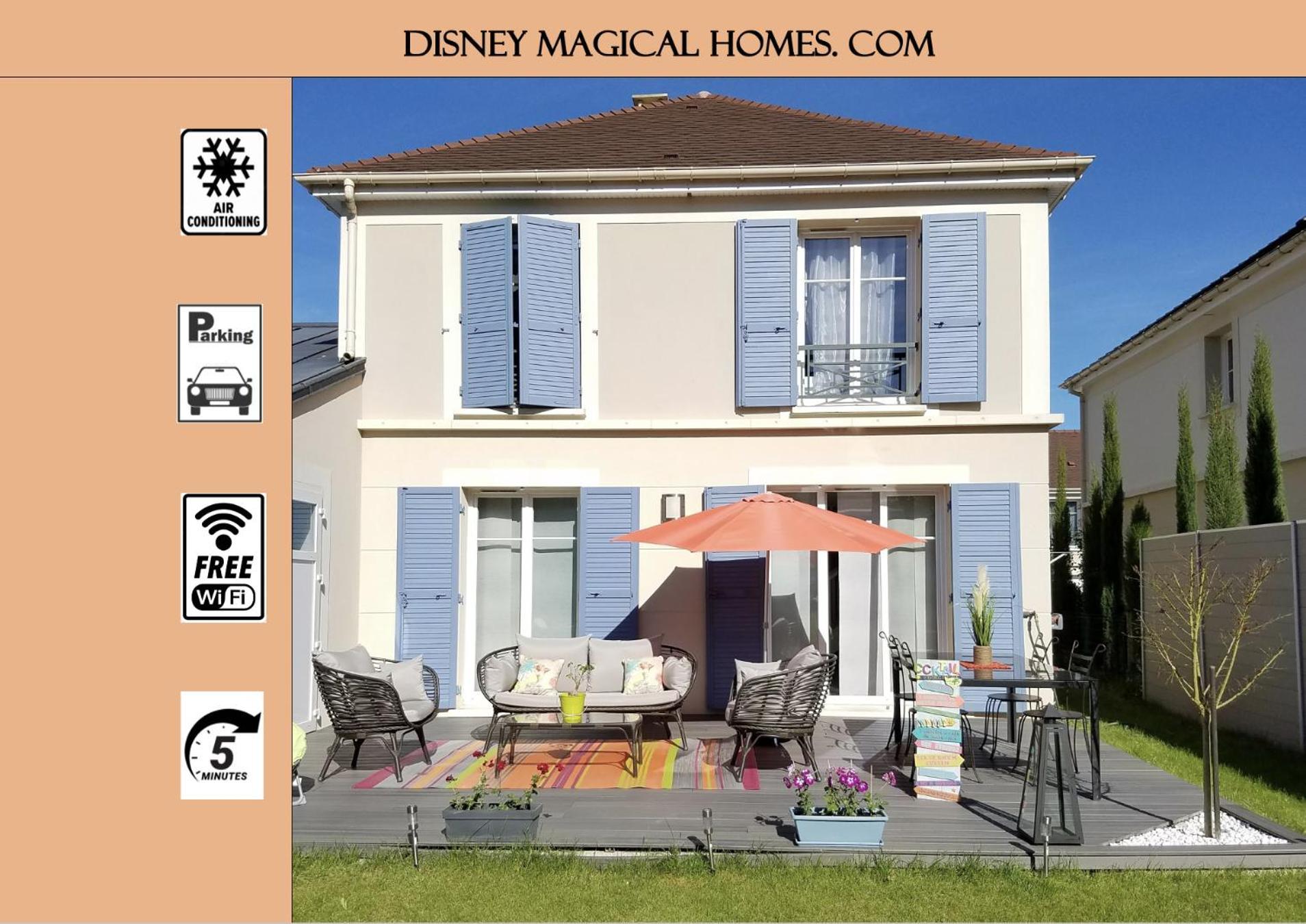 Air-Conditionned Villa, 5 Min To The Park - Disney Magical Homes, Paris Magny-le-Hongre Dış mekan fotoğraf